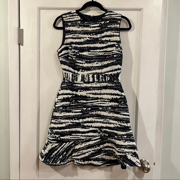 REISS Crystal Mini Dress - Picture 4 of 11